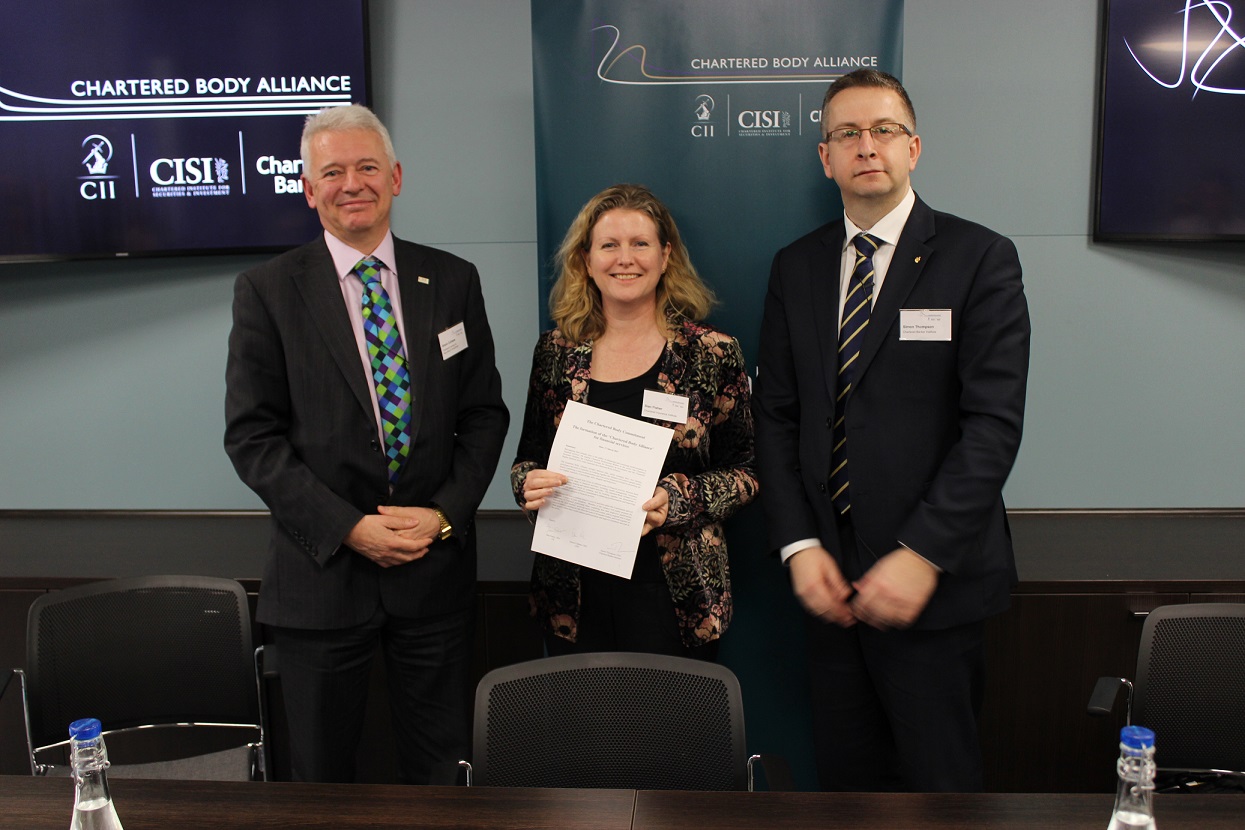 Three professional finance bodies form new Alliance